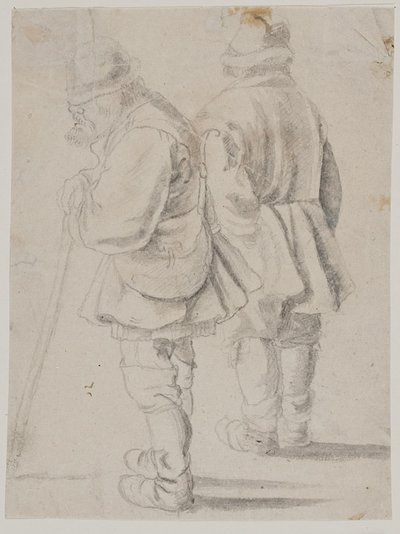 Dwóch rolników autorstwa Pieter Bruegel d.Æ.