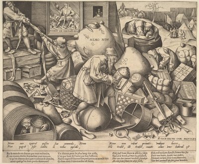 Każdy, ok.1558 autorstwa Pieter Bruegel the Elder
