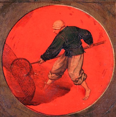 Przysłowie flamandzkie, c1558-1560 autorstwa Pieter Bruegel the Elder