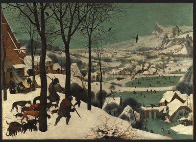 Łowcy w śniegu autorstwa Pieter Bruegel the Elder
