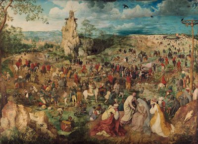 Niemiecki: Kreuztragung Christi Procesja na Kalwarię autorstwa Pieter Brueghel the Elder
