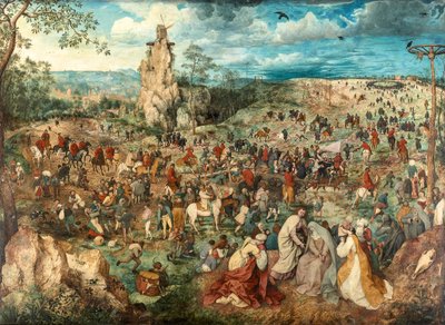Niemiecki: Kreuztragung Christi Procesja na Kalwarię autorstwa Pieter Brueghel the Elder