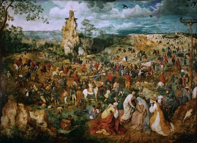 Procesja na Kalwarię autorstwa Pieter Brueghel the Elder