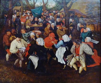 Francuski:  La Danse de noce Taniec weselny autorstwa Pieter Brueghel the Younger