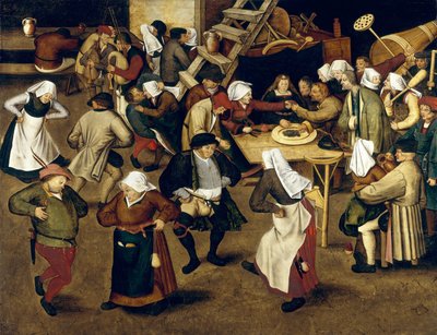 Chłopskie wesele autorstwa Pieter Brueghel the Younger