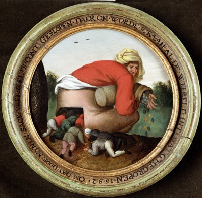 Pochlebcy autorstwa Pieter Brueghel the Younger