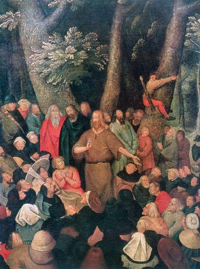 Kazanie Jana Chrzciciela detal, 1604 autorstwa Pieter Brueghel the Younger