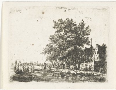 Holowa barka w klasztorze autorstwa Pieter Casper Christ