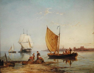 Off Overschie Holandia autorstwa Pieter Christiaan Cornelis Dommelshuizen