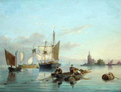 Na wyspie Texel w Holandii autorstwa Pieter Christiaan Cornelis Dommelshuizen