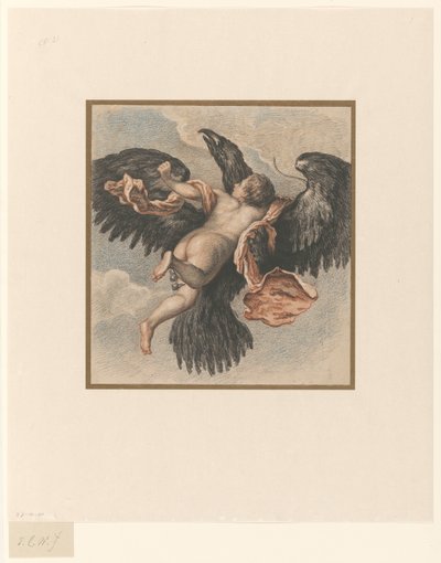 Rabunek Ganimedesa autorstwa Pieter Christoffel Wonder