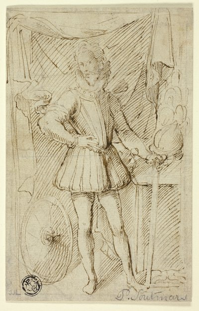 Portret szlachcica w zbroi autorstwa Pieter Claesz. Soutman