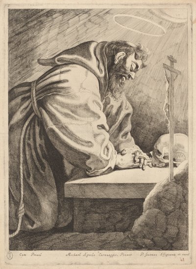 Święty Franciszek autorstwa Pieter Claesz Soutman after Francesco Bassano II