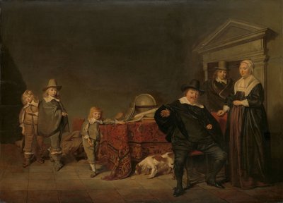 Grupa rodzinna autorstwa Pieter Codde