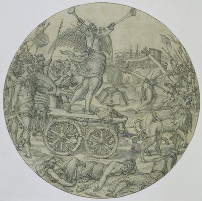 Triumf Sławy autorstwa Pieter Coecke van Aelst (I) (workshop of)