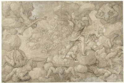 Upadek gigantów autorstwa Pieter Coecke van Aelst (I)