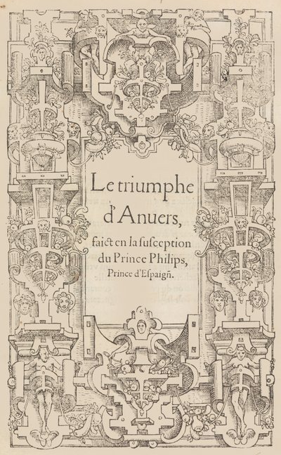 Triumf Antwerpii dokonany pod zarzutem księcia Philipsa, księcia Hiszpanii, 1550. autorstwa Pieter Coecke van Aelst