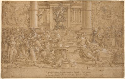 Ofiara w Listrze autorstwa Pieter Coecke van Aelst