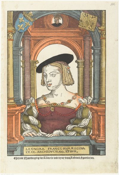 Portret Eleonory Austriackiej 1498-1558, 1539 autorstwa Pieter Coecke van Aelst