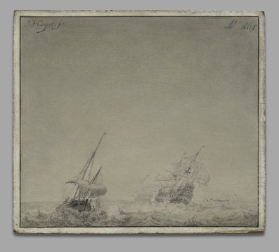 Burzliwe morze autorstwa Pieter Coopse