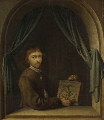 Portret malarza autorstwa Pieter Cornelisz. van Egmondt (attributed to)