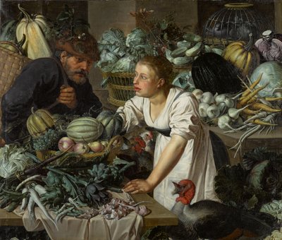 Martwa natura z dwiema postaciami autorstwa Pieter Cornelisz. van Rijck