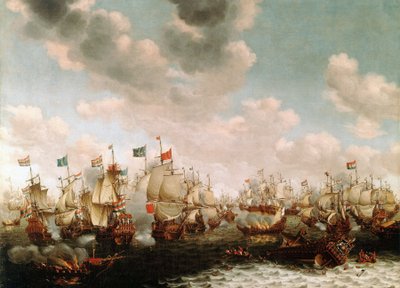Bitwa Czterech Dni autorstwa Pieter Cornelisz van Soest