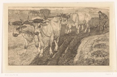 Les Boeufs (oryginalny tytuł na obiekcie) L