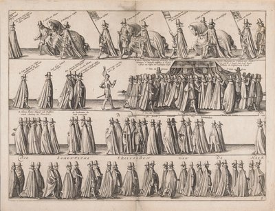 Pogrzeb Williama Lodewijk autorstwa Pieter Feddes van Harlingen