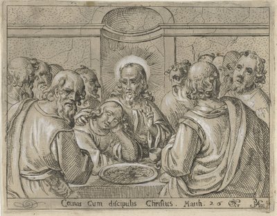 Ostatnia Wieczerza autorstwa Pieter Feddes van Harlingen