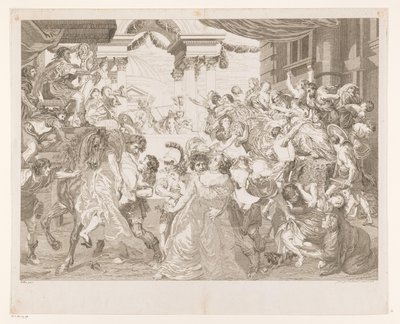 Sabine Virgin Robbery autorstwa Pieter Franciscus Martenasie