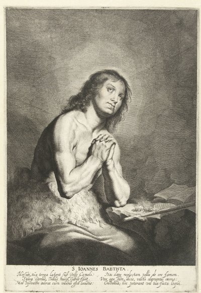 Św. Jan Chrzciciel S. Ioannes Babtista (tytuł na obiekcie) autorstwa Pieter Fransz de Grebber