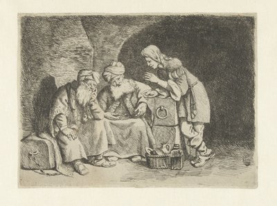 Józef wyjaśnia sny piekarza i podczaszy autorstwa Pieter Fransz de Grebber