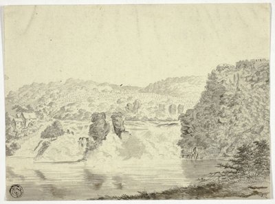 Wodospad Rodanu w pobliżu Schafhausen autorstwa Pieter Gaal