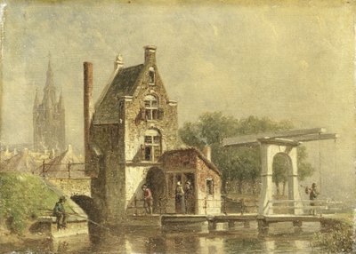 Koepoort w Delft autorstwa Pieter Gerard Vertin