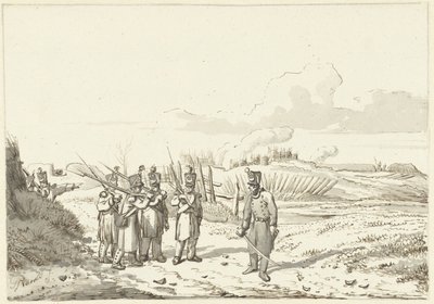 Patrol wędrowny, 1813-1814 autorstwa Pieter Gerardus van Os (signed by artist)