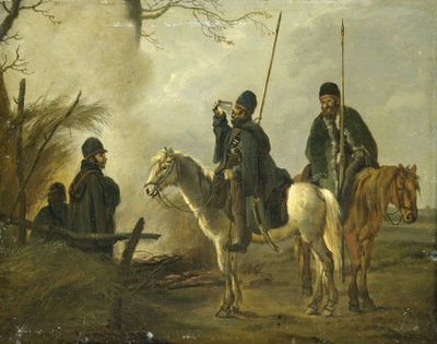 Placówka kozacka w 1813 r. autorstwa Pieter Gerardus van Os