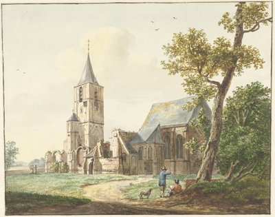 Kościół w Warmond autorstwa Pieter Gerardus van Os