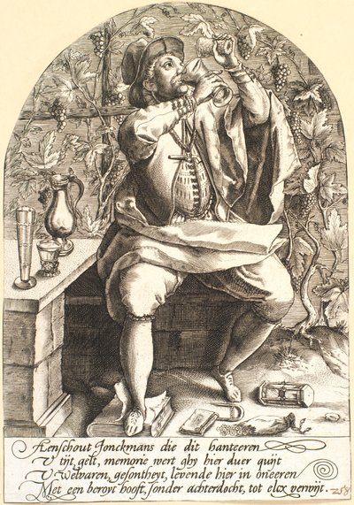 Sir, satyra na pijaństwo autorstwa Pieter Goos