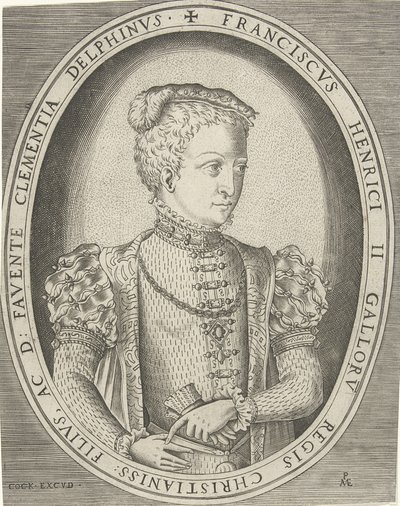Portret Franciszka II z Francji 1544-1560 autorstwa Pieter Heyden van der