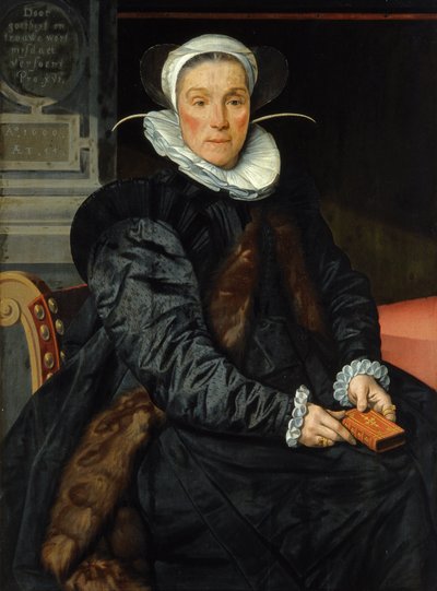 Portret Susanny Taymon, żony Christoffela Roelsa, 1600 autorstwa Pieter Pietersz the Elder