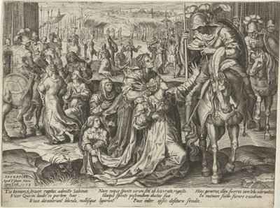 Pojednanie między Sabinami i Rzymianami Wizerunki z historii Rzymu (tytuł serii) autorstwa Pieter Jalhea Furnius