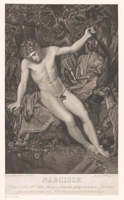 Narcyz na nabrzeżu Narcyz (tytuł na obiekcie) autorstwa Pieter Jan de Vlamynck