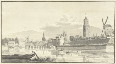 Kamperpoort w Zwolle autorstwa Pieter Jan van Liender (attributed to)