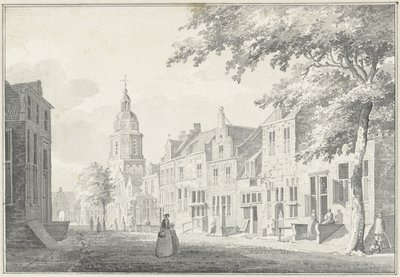 Wiejska ulica w Buren autorstwa Pieter Jan van Liender