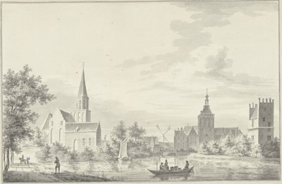 Widok na Culemborg autorstwa Pieter Jan van Liender