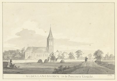 Widok wsi Nederlangbroek autorstwa Pieter Jan van Liender