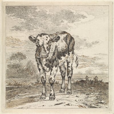 Pejzaż z łydką autorstwa Pieter Janson
