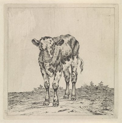 Pejzaż z łydką autorstwa Pieter Janson