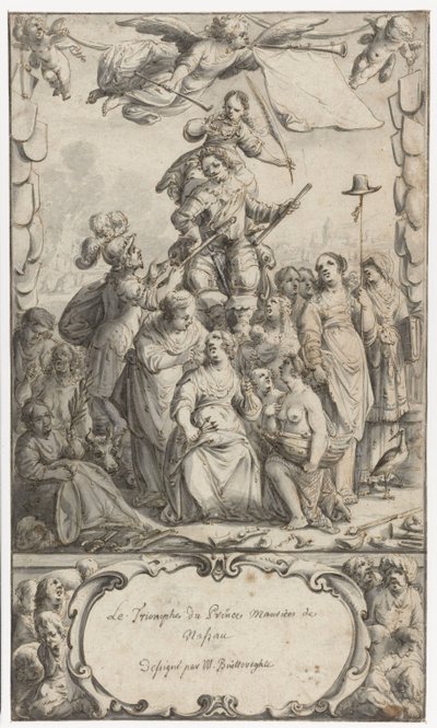 Frontispiece Projekt dla Fredericka Hendricka van Nassauwa autorstwa Pieter Jansz